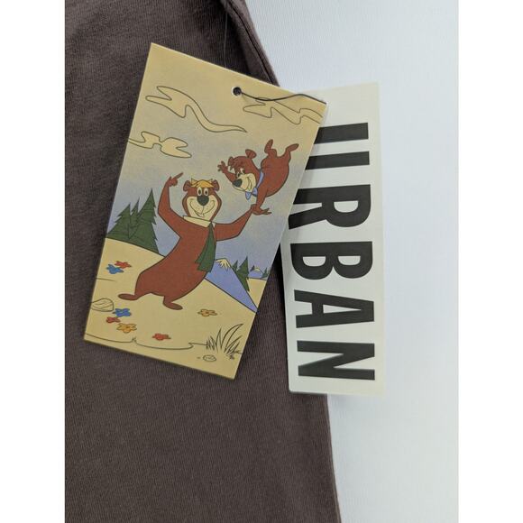 NWT Parks Project X Yogi Bear Leave It Better Pocket Tee in Brown sz Medium - Picture 6 of 10